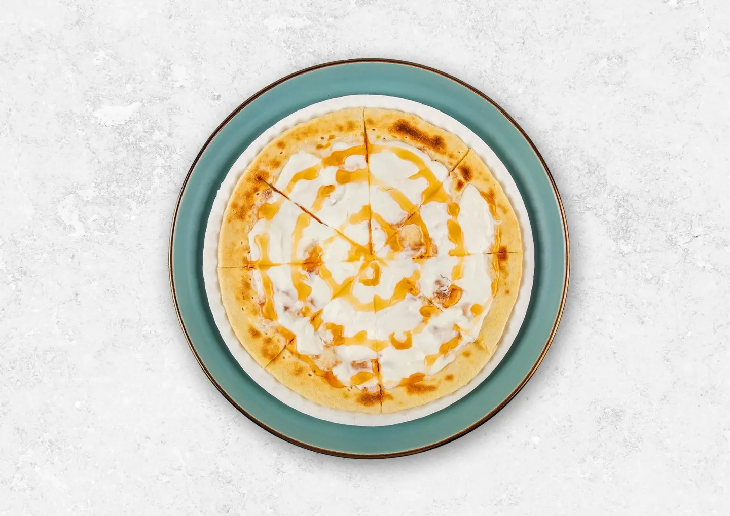 Pie With Cream And Honey