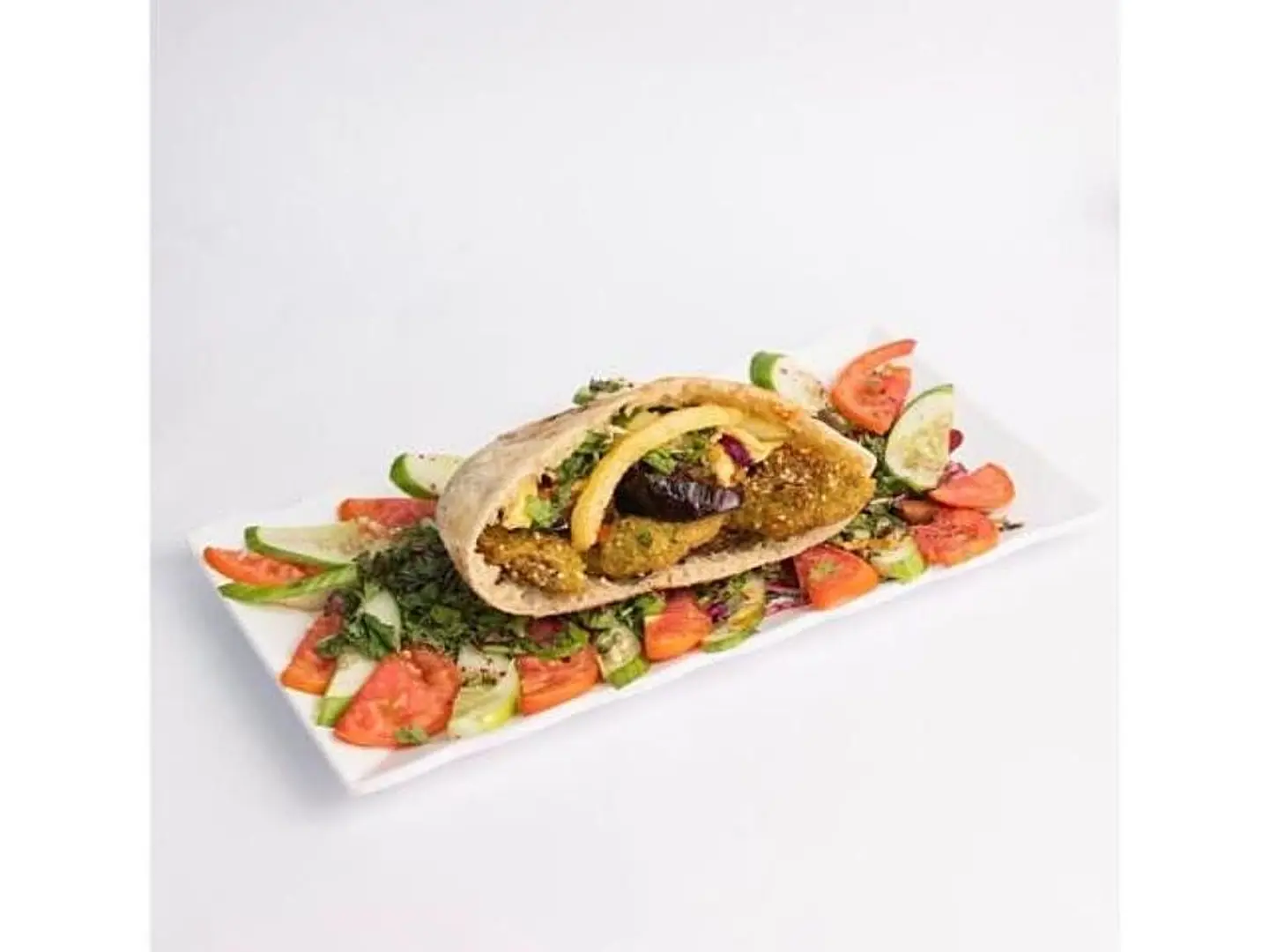 Mixed Falafel With Double Eggs
