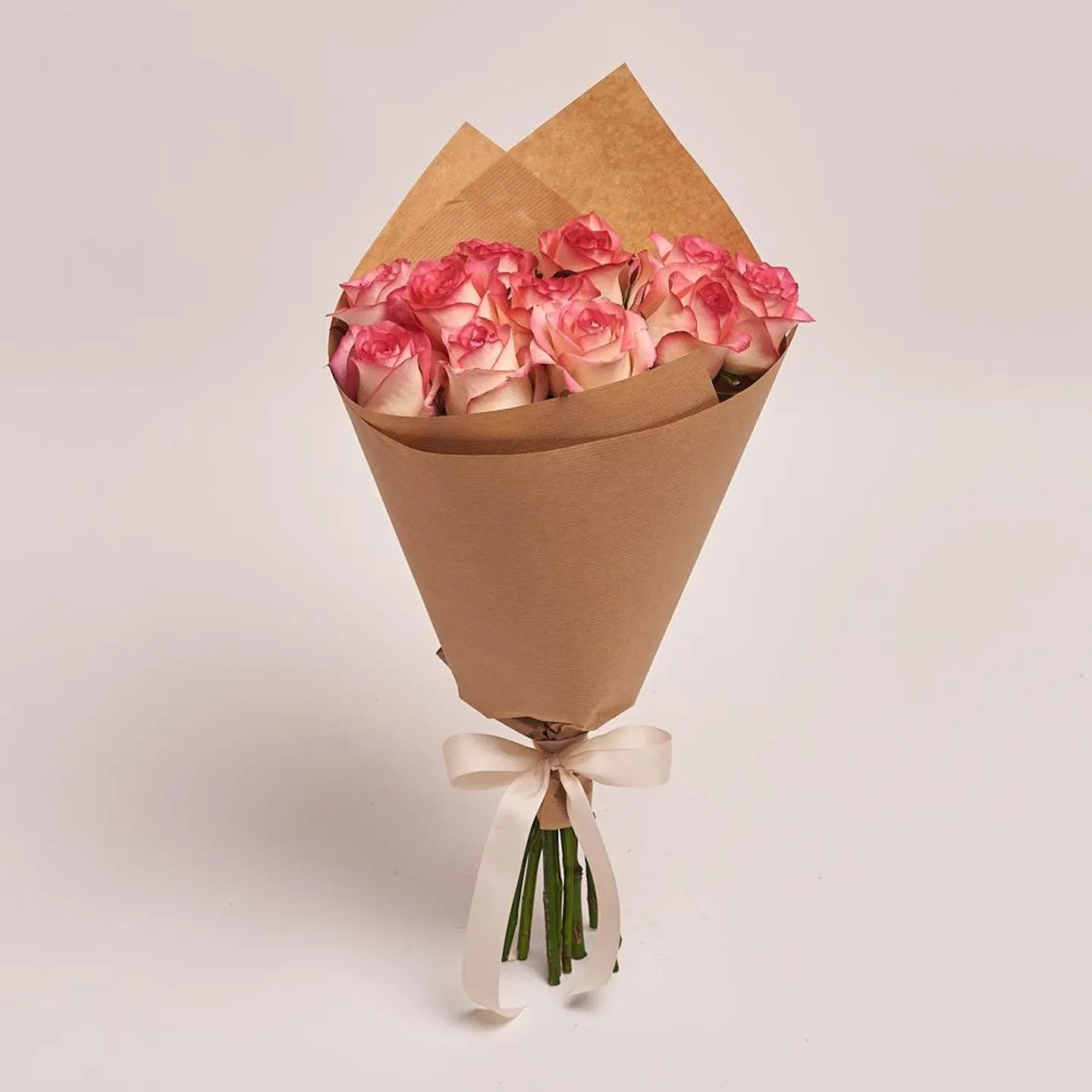 Bouquet Of 11 Paper Packaging Roses
