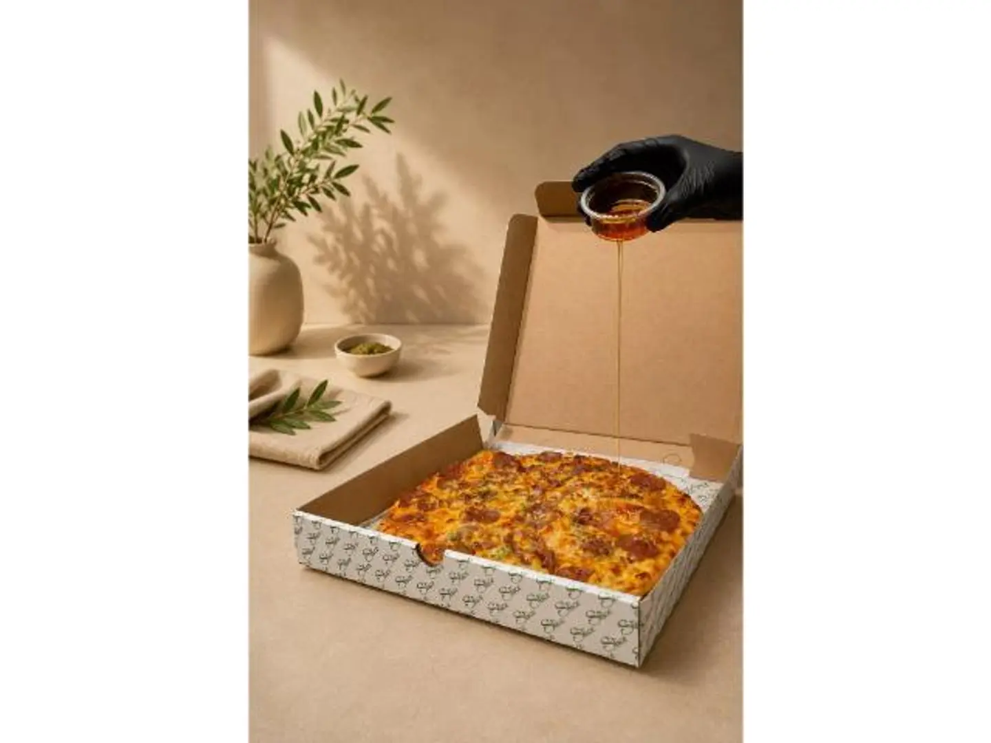 Honey Spicy Pepperoni Pizza