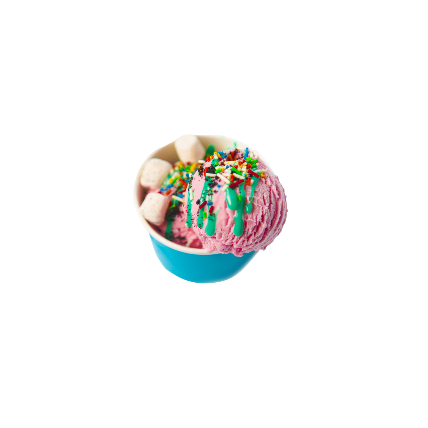 Ice Cream Box With Toppings