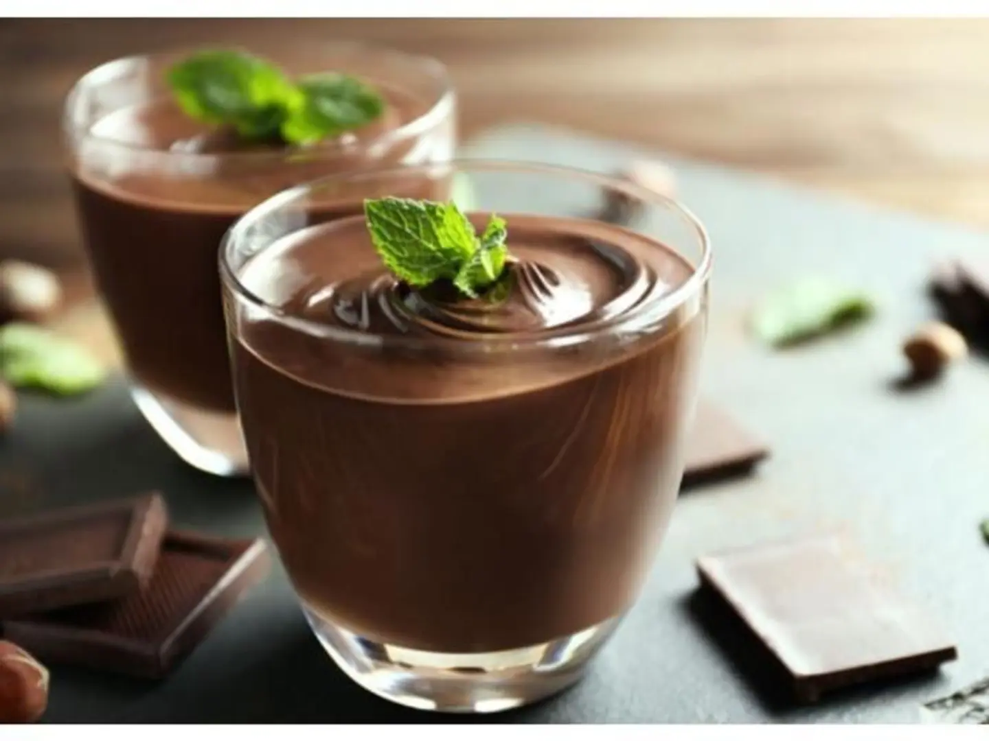 بودينق الشوكولاتة والبيستاشيو