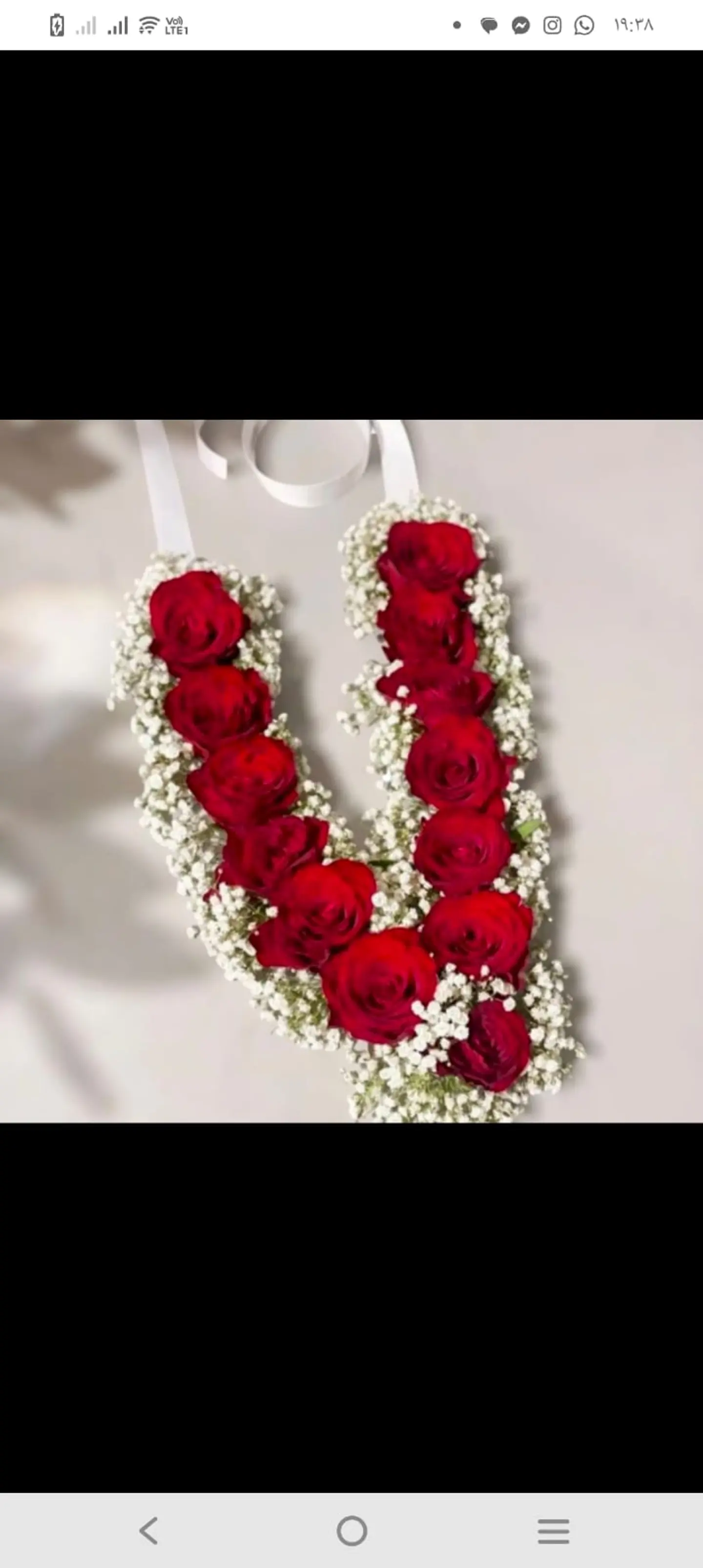 Unique Red Rose Necklace