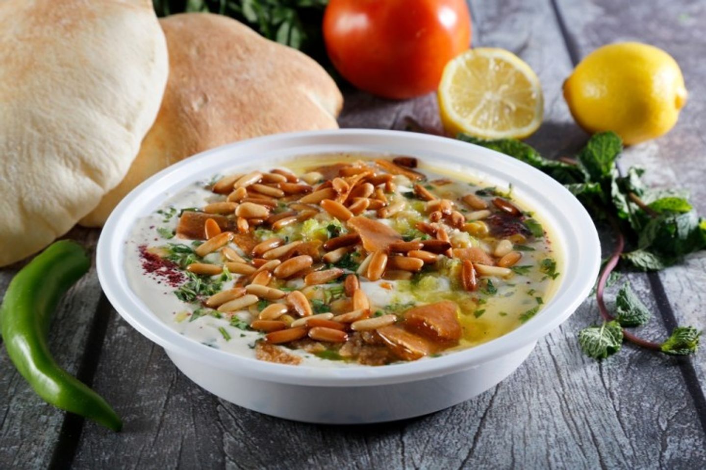 فتة بالسمن