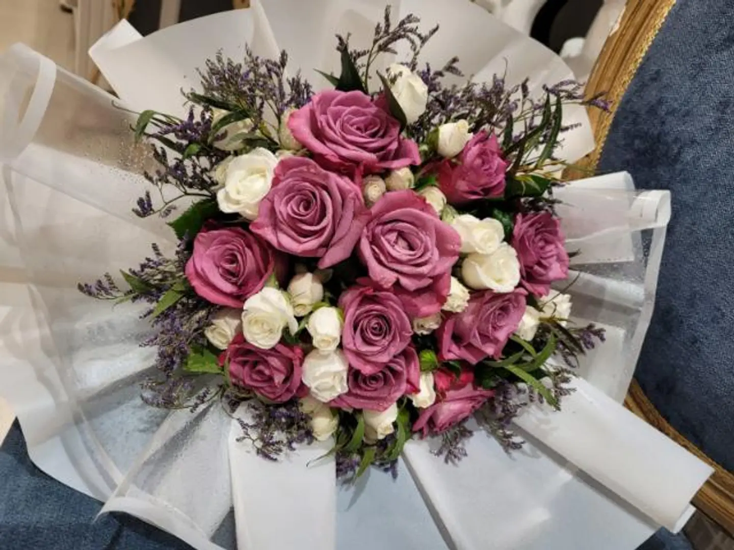 Purple & White Bouquet