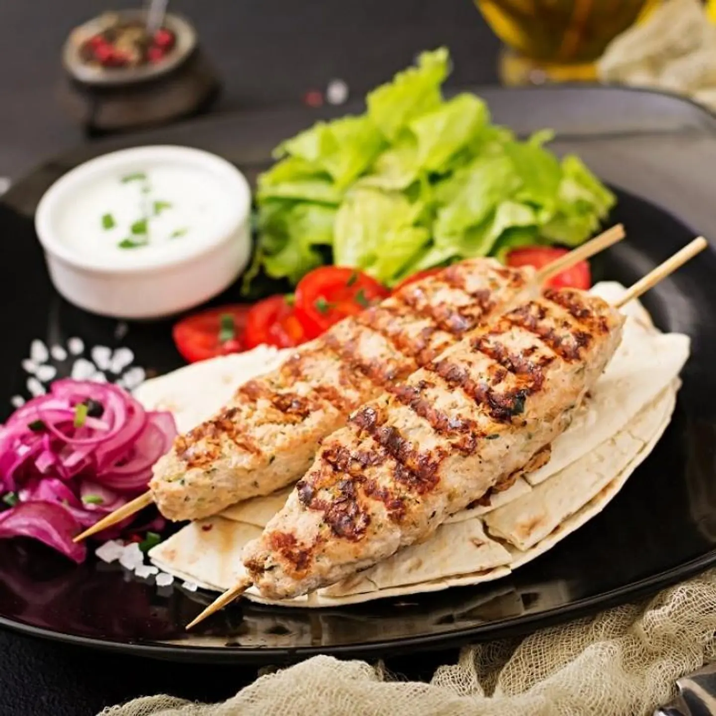 كباب دجاج عربي