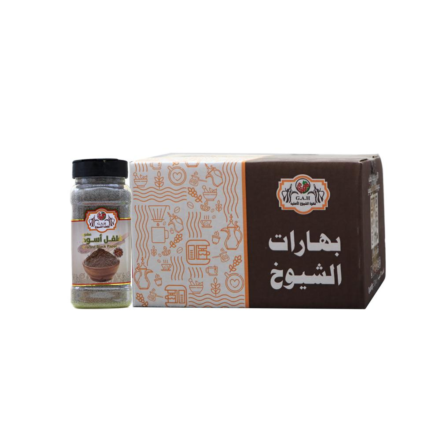 كرتون فلفل اسود مطحون 12* 250 جرام