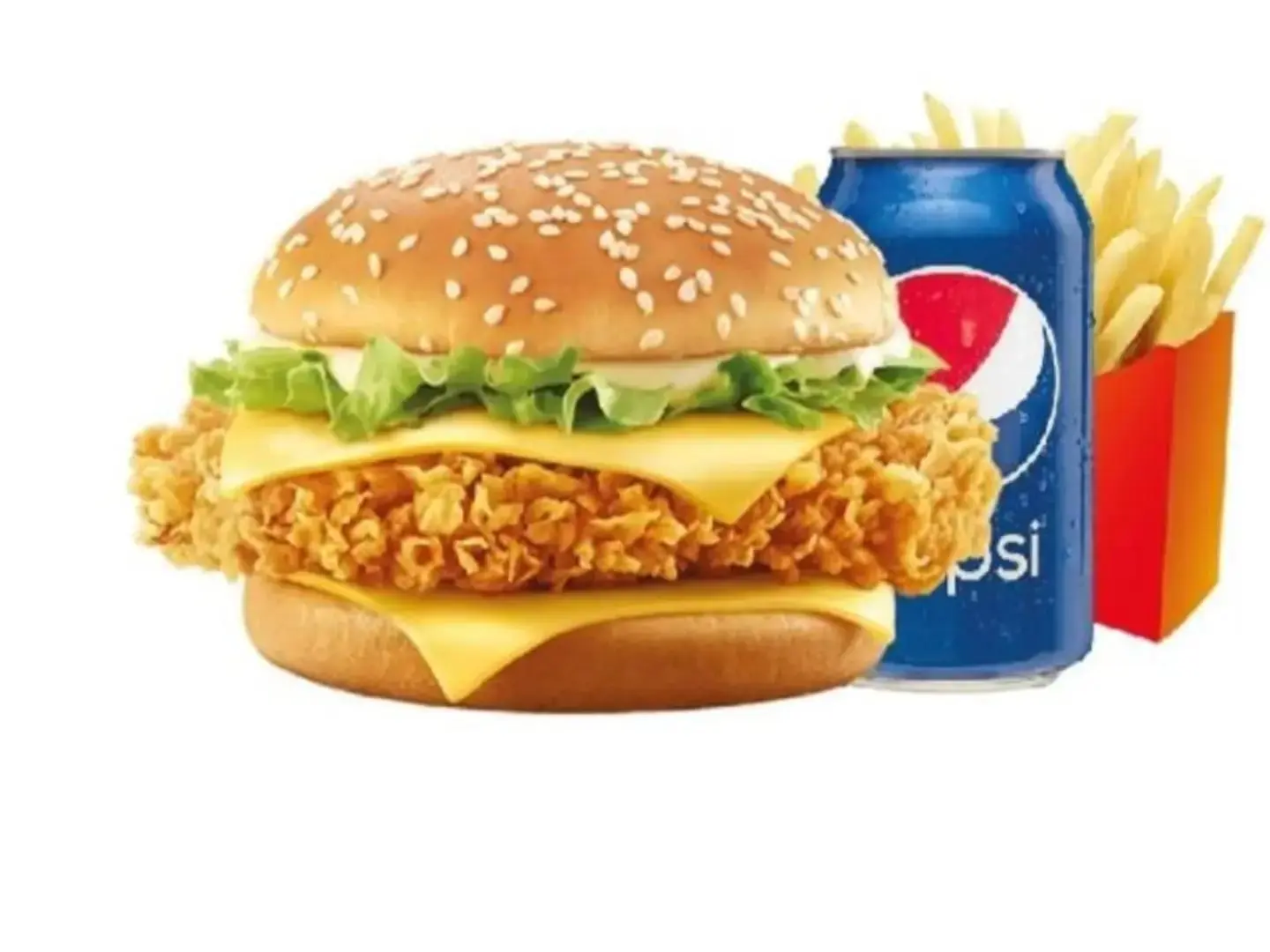 Double Zinger Burger Meal