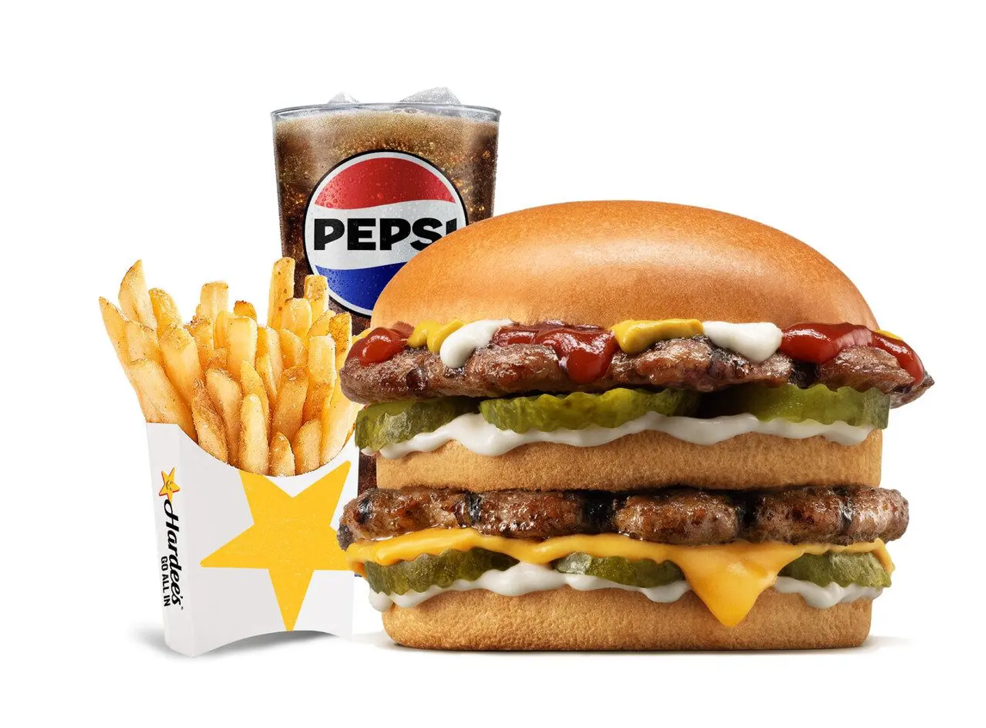 Double Hardee Beef Combo