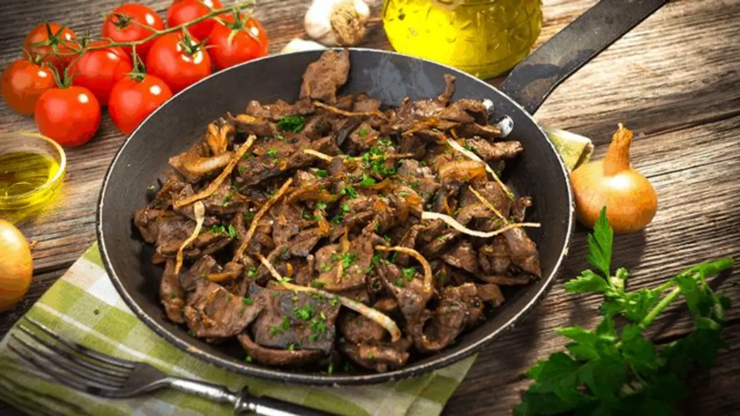 صحن كبدة غنم