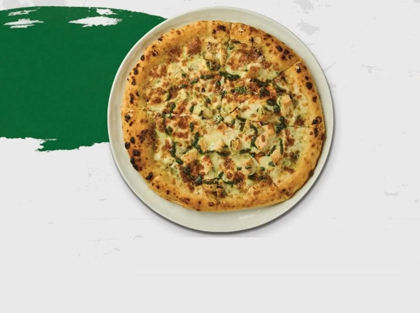 Pesto Chicken Pizza