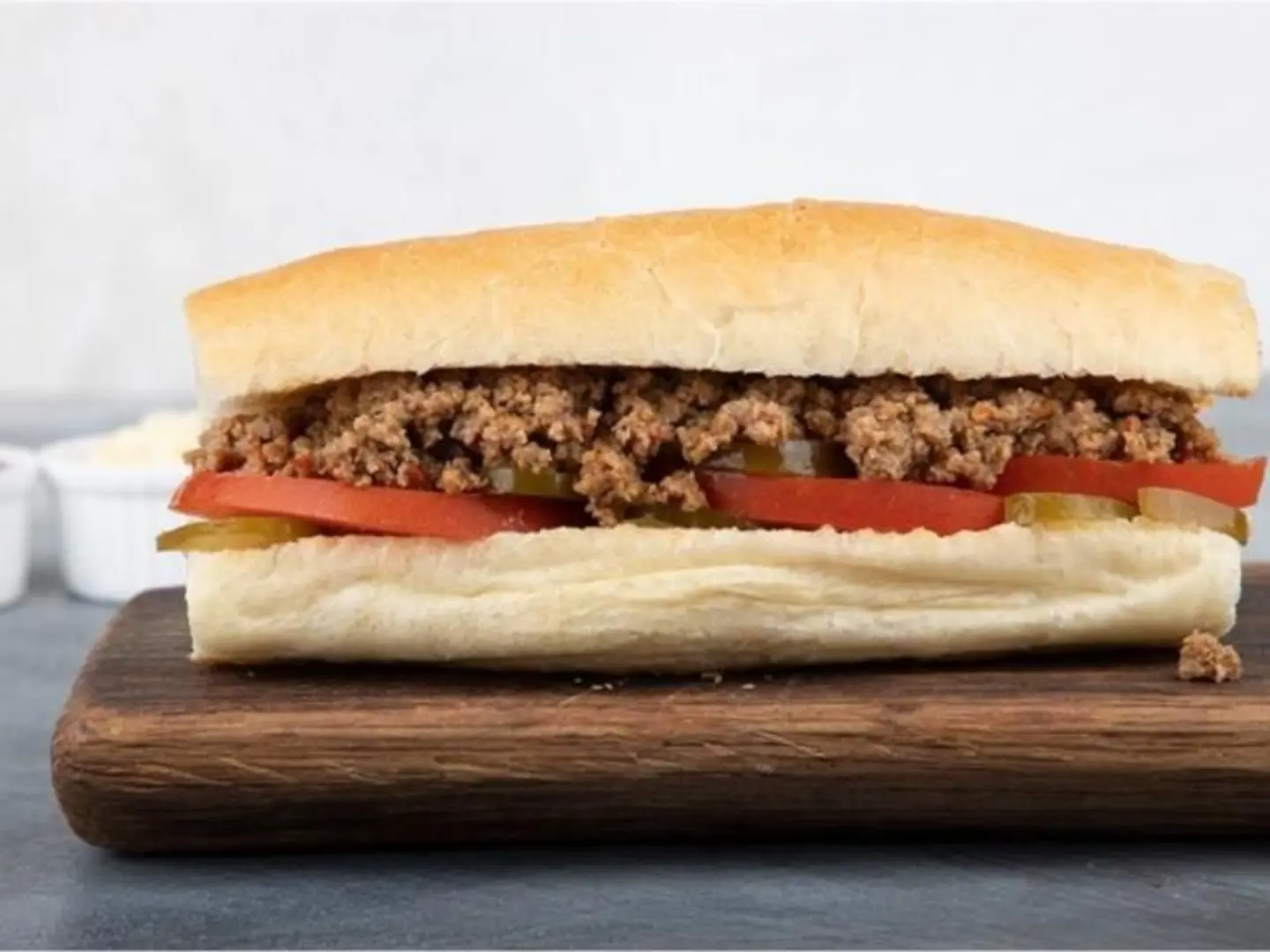 Samoli With Minced Meat And Cheese