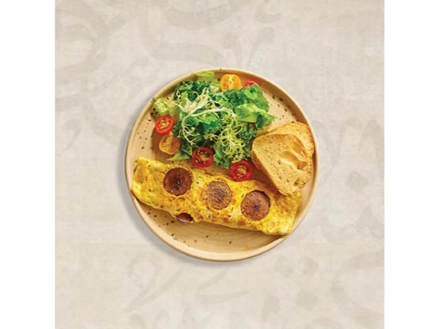 بيض مع السجق