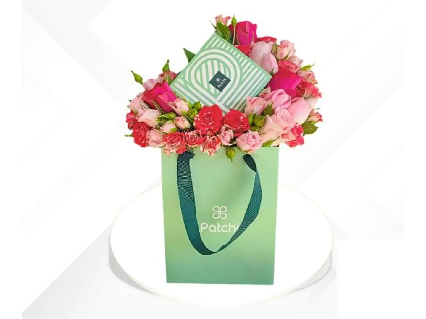 Patchi Chocolate With Cute Bouquet