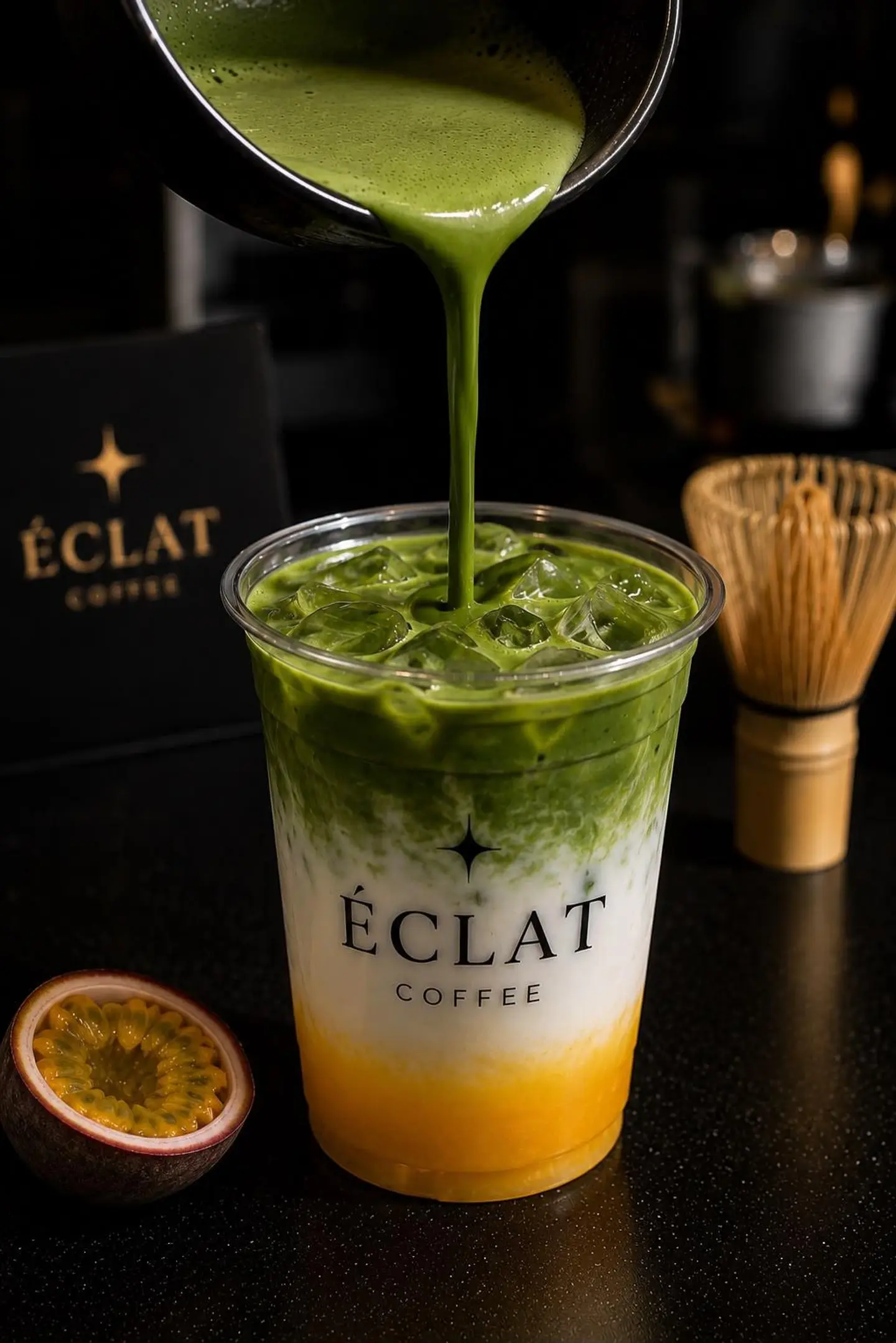 Passion Fruit Eclat Matcha