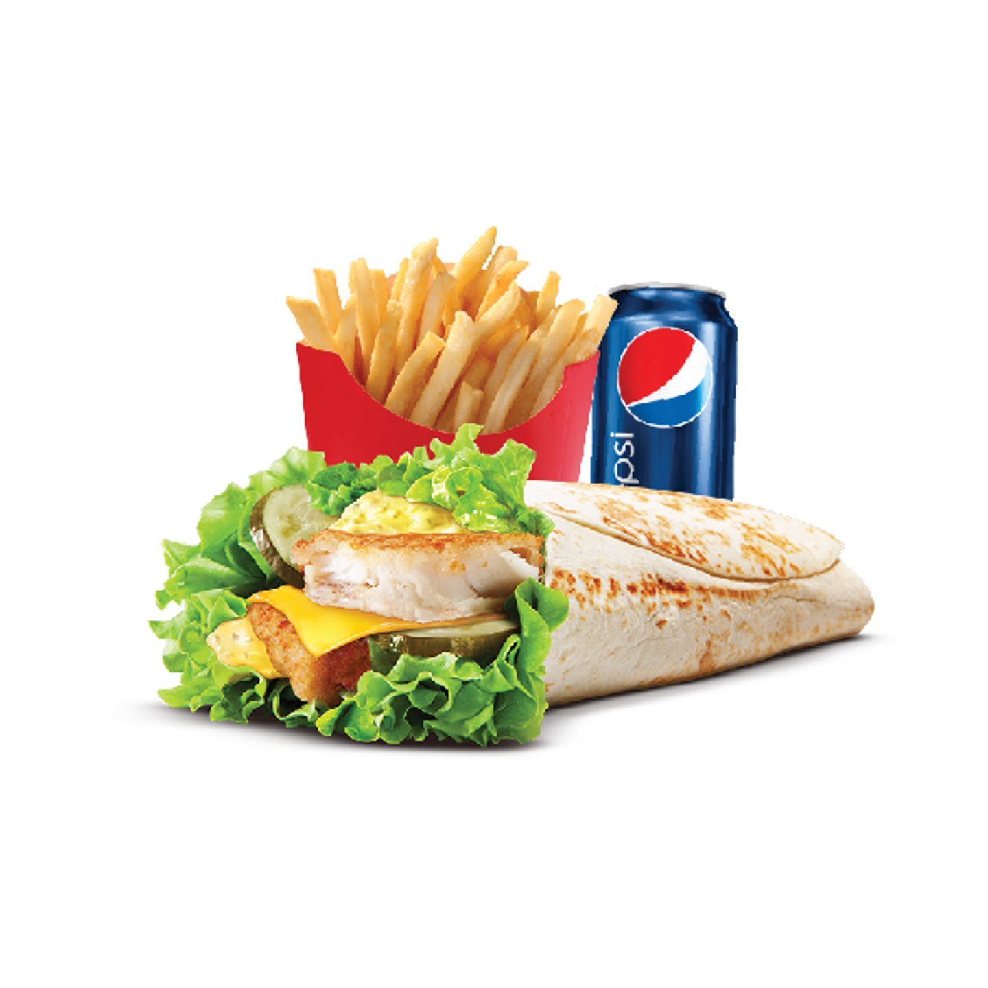 وجبة راب سمك كبير