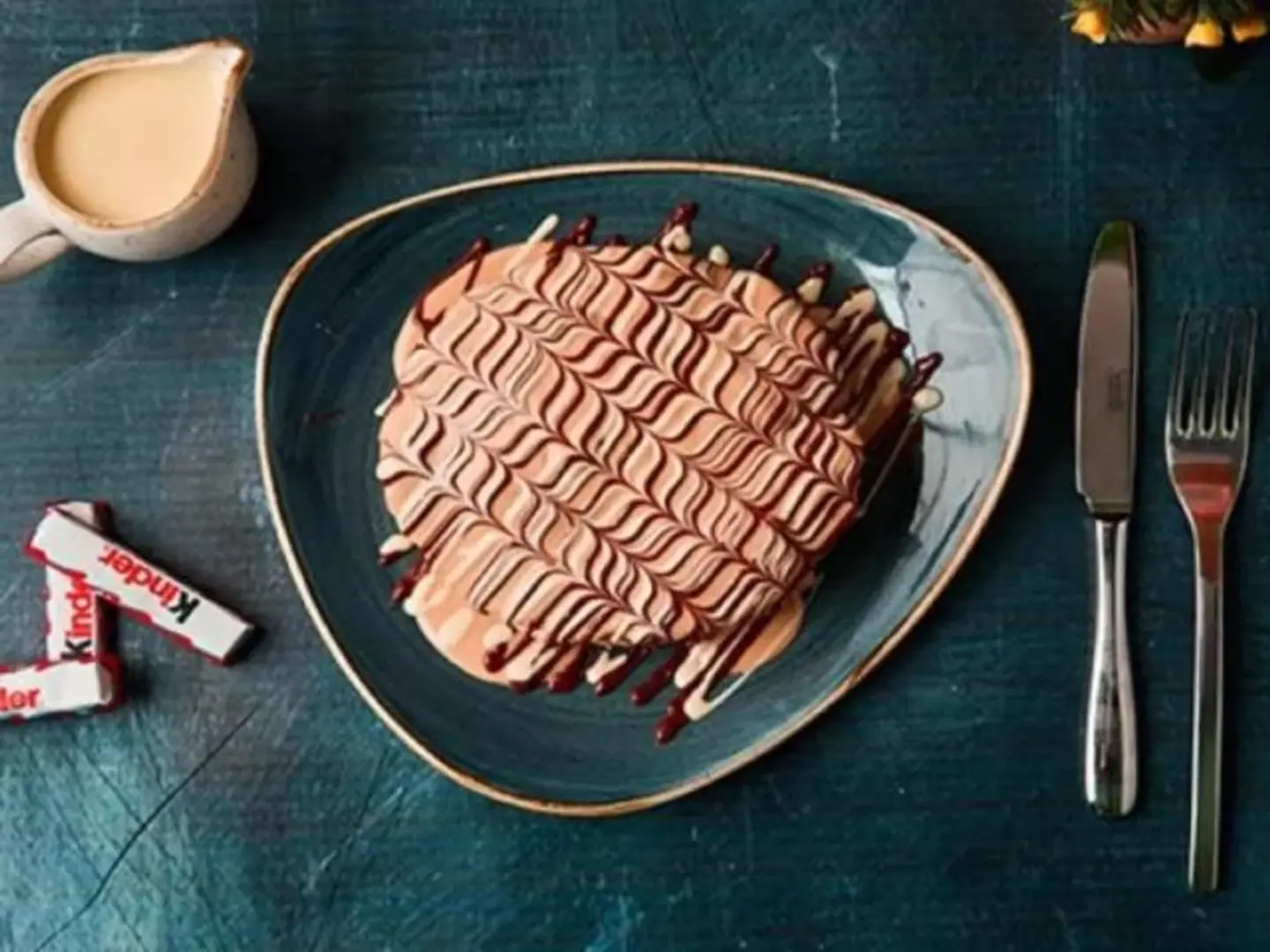 Kinder Sauce Pancakes