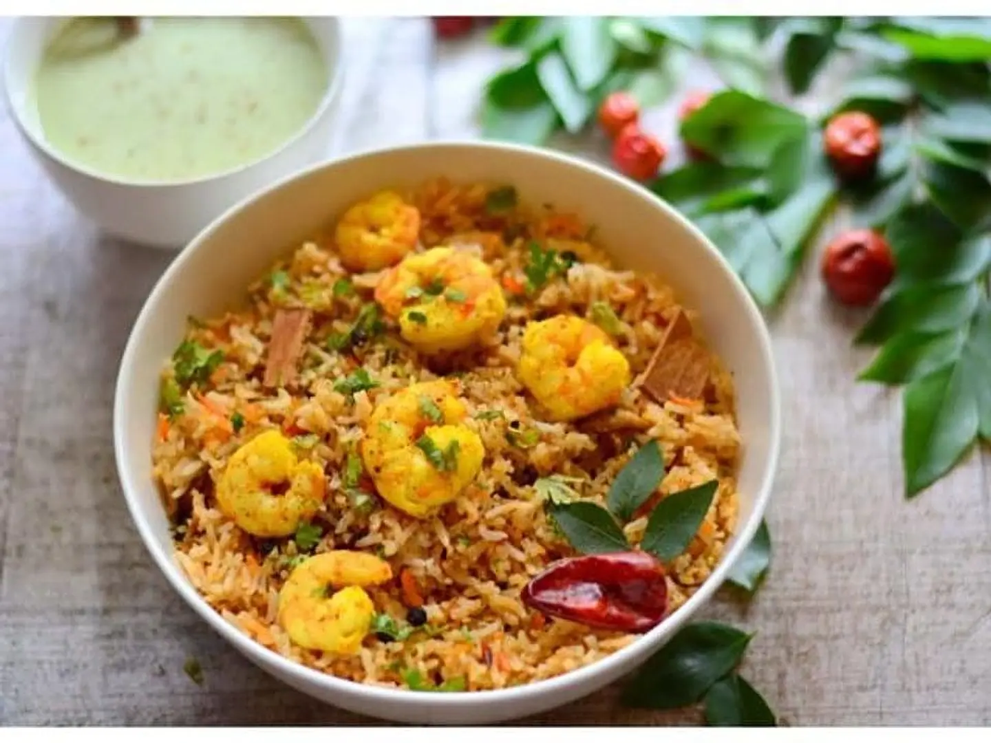 Shrimps Biryani
