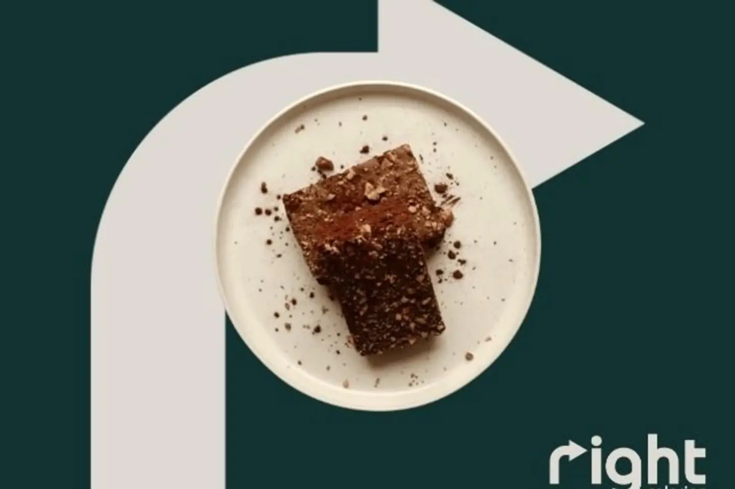 براوني الشوكولاتة الداكنة