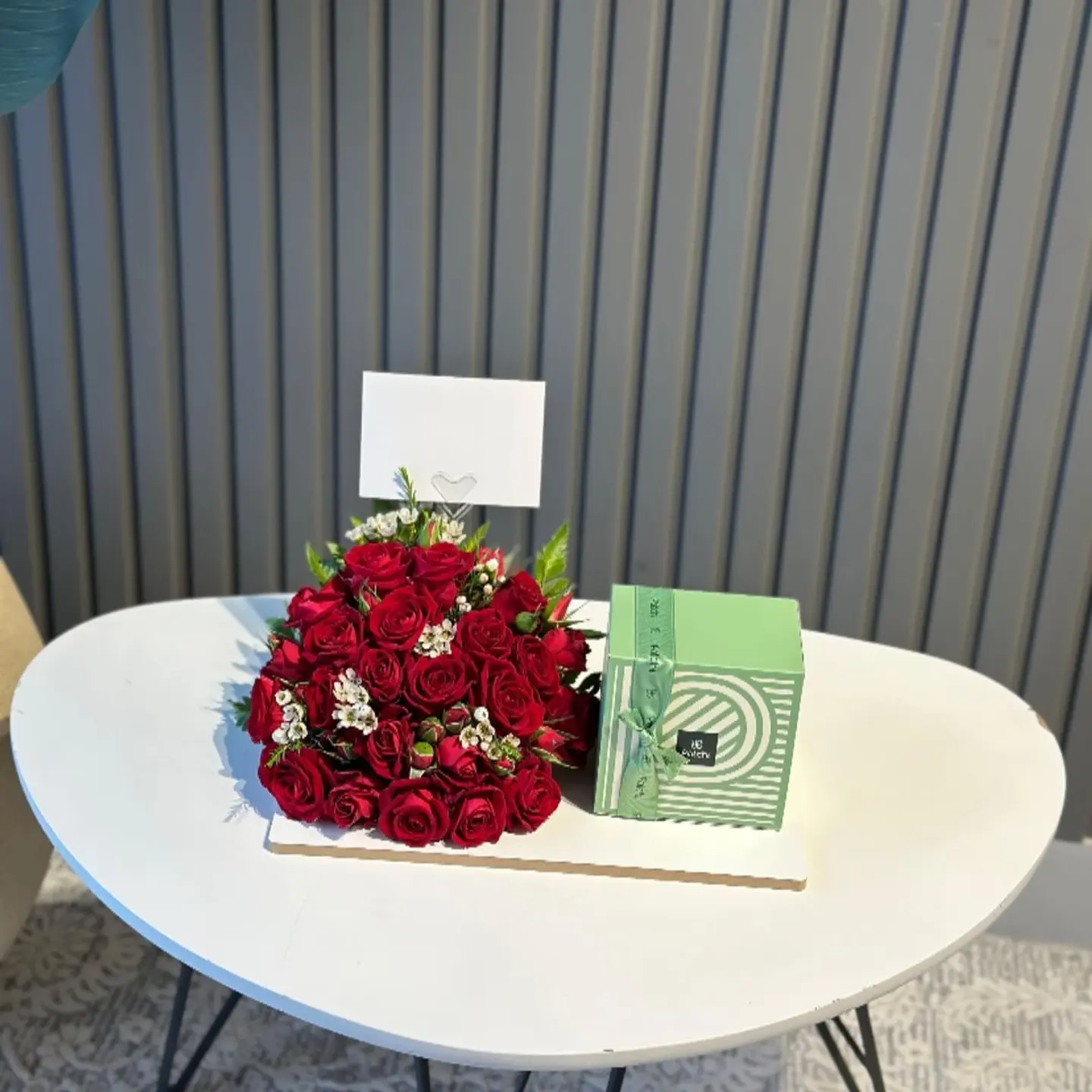 Flower Arrangement With Patchi Chocolate 13