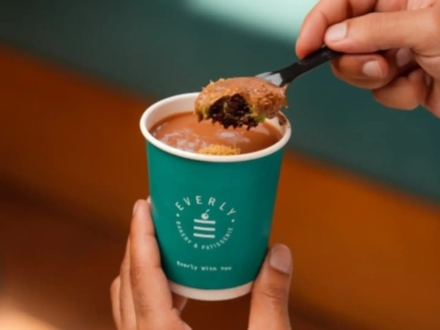 Chocolate Kunafa Pudding