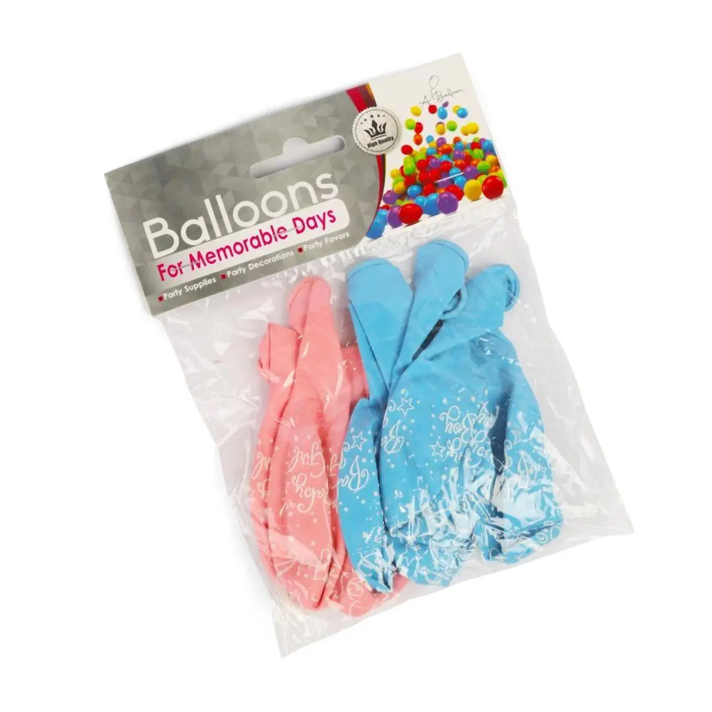 بالون تحديد الجنين مع الهيليوم