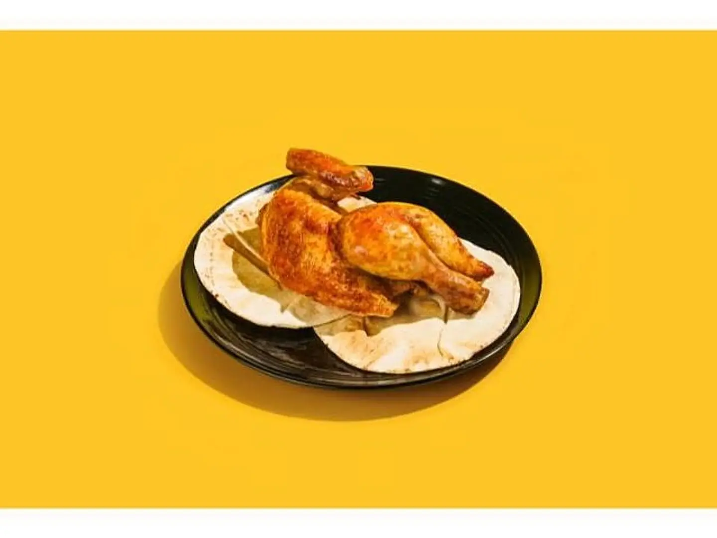 Half Mathlouthah Grilled Chicken