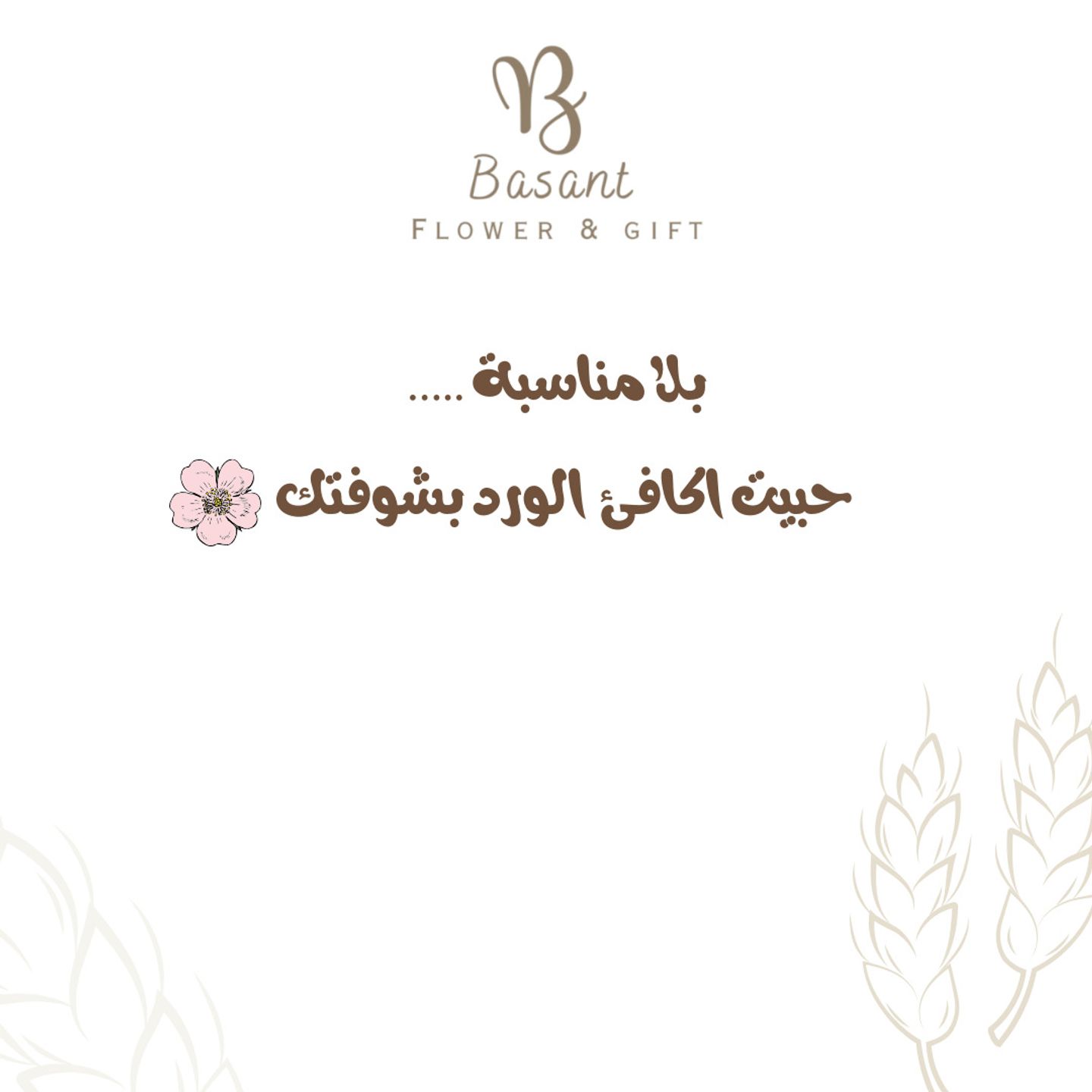 No Occasion Phrase Card