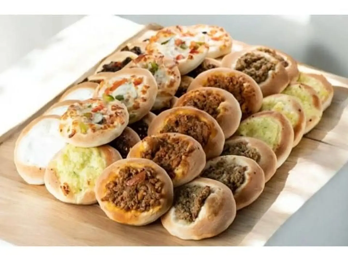 صحن فطاير ميني مشكلل صغير20 حبة