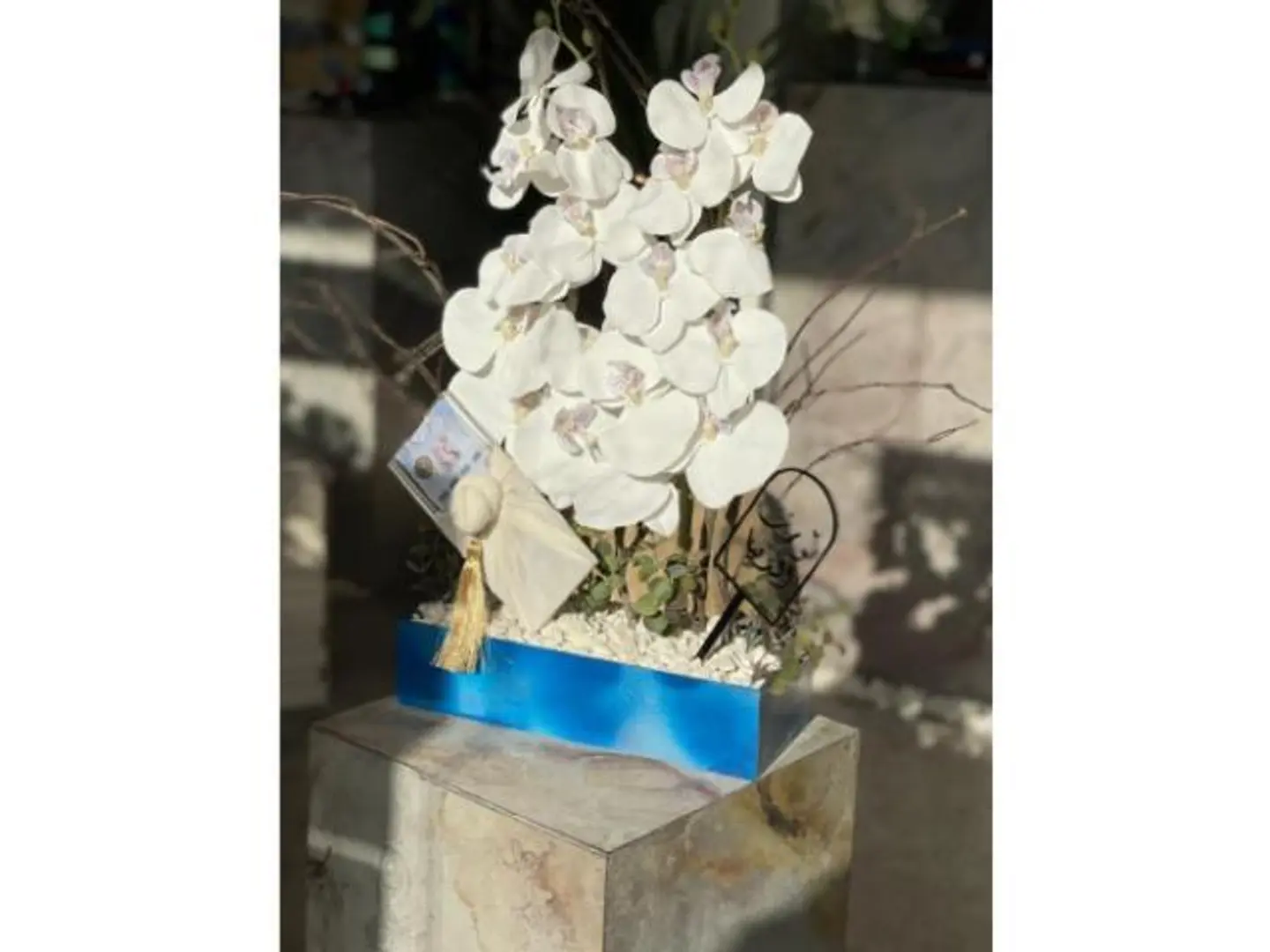 كرلك مع الورد الاوركيد