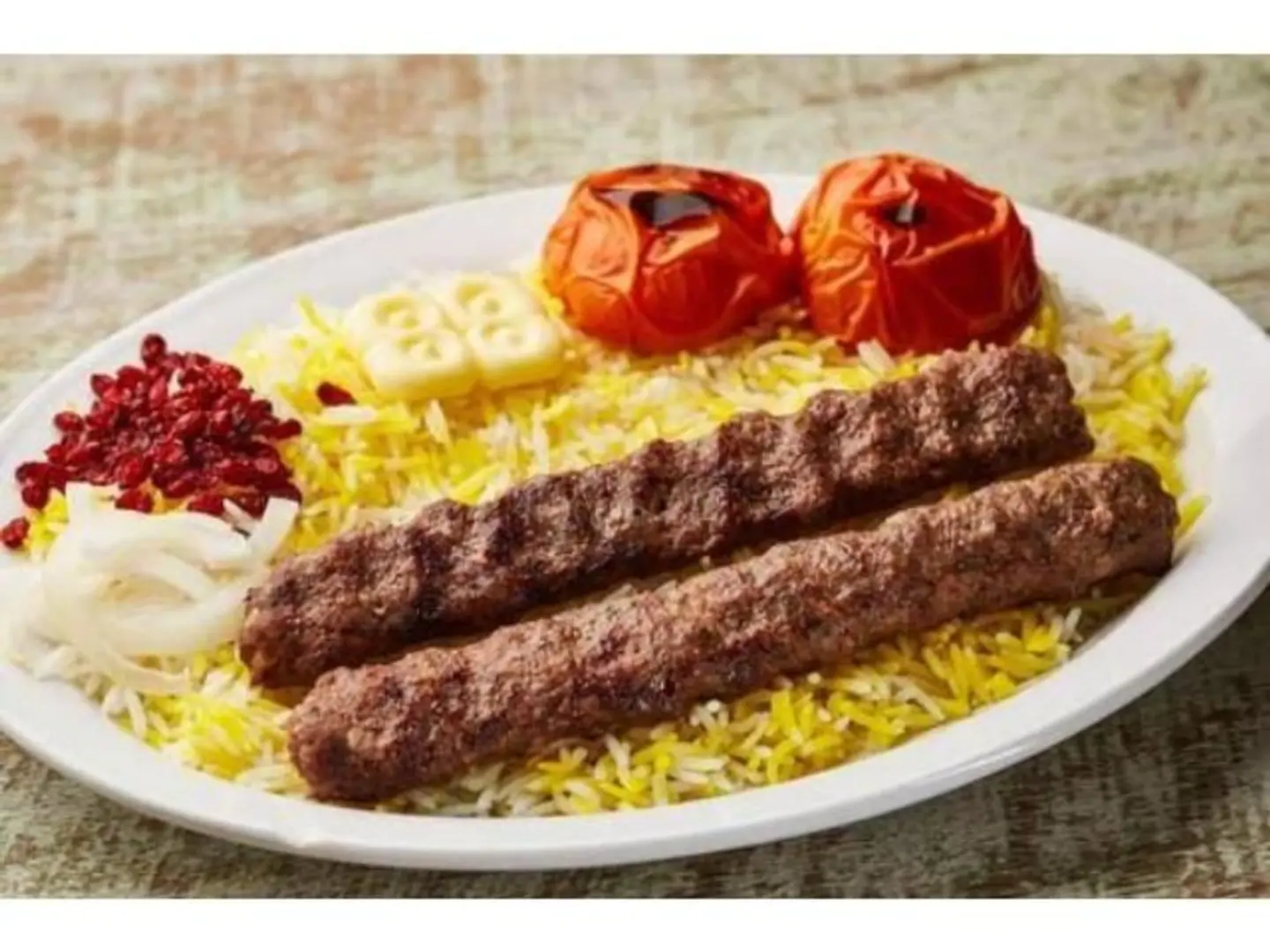 Kabab And Rice
