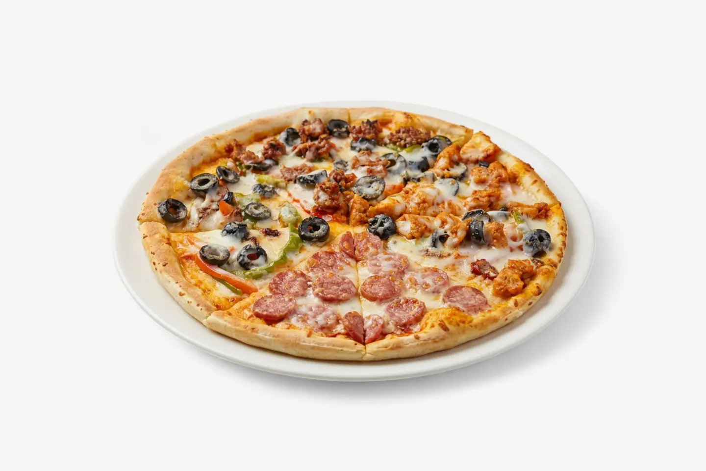 Small Four Seasons Pizza