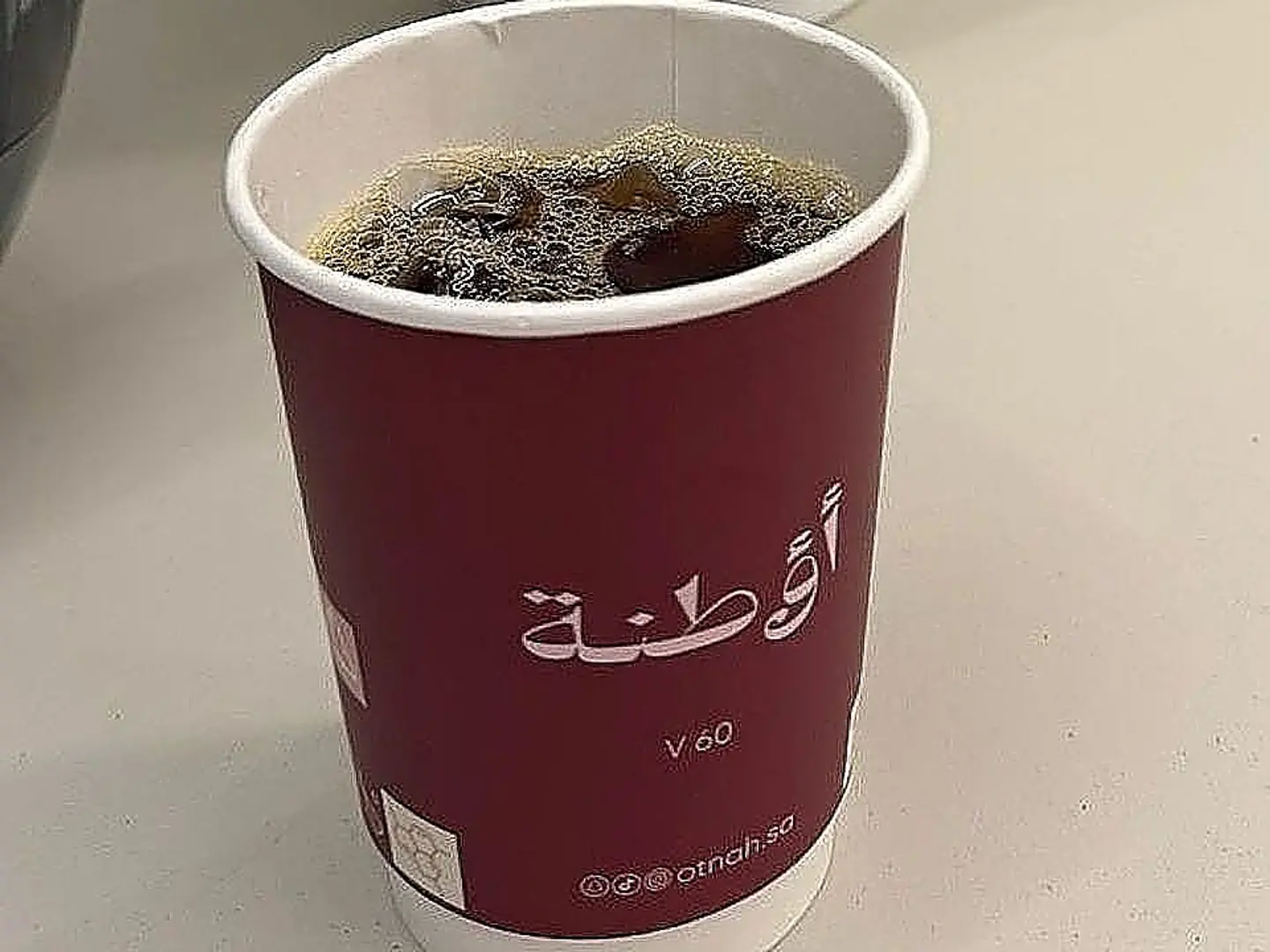 قهوة في 60 حار