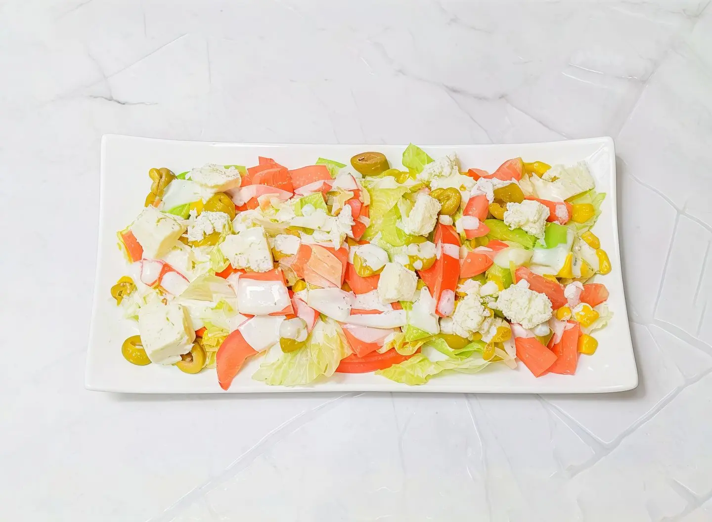 Green Salad With Cheese
