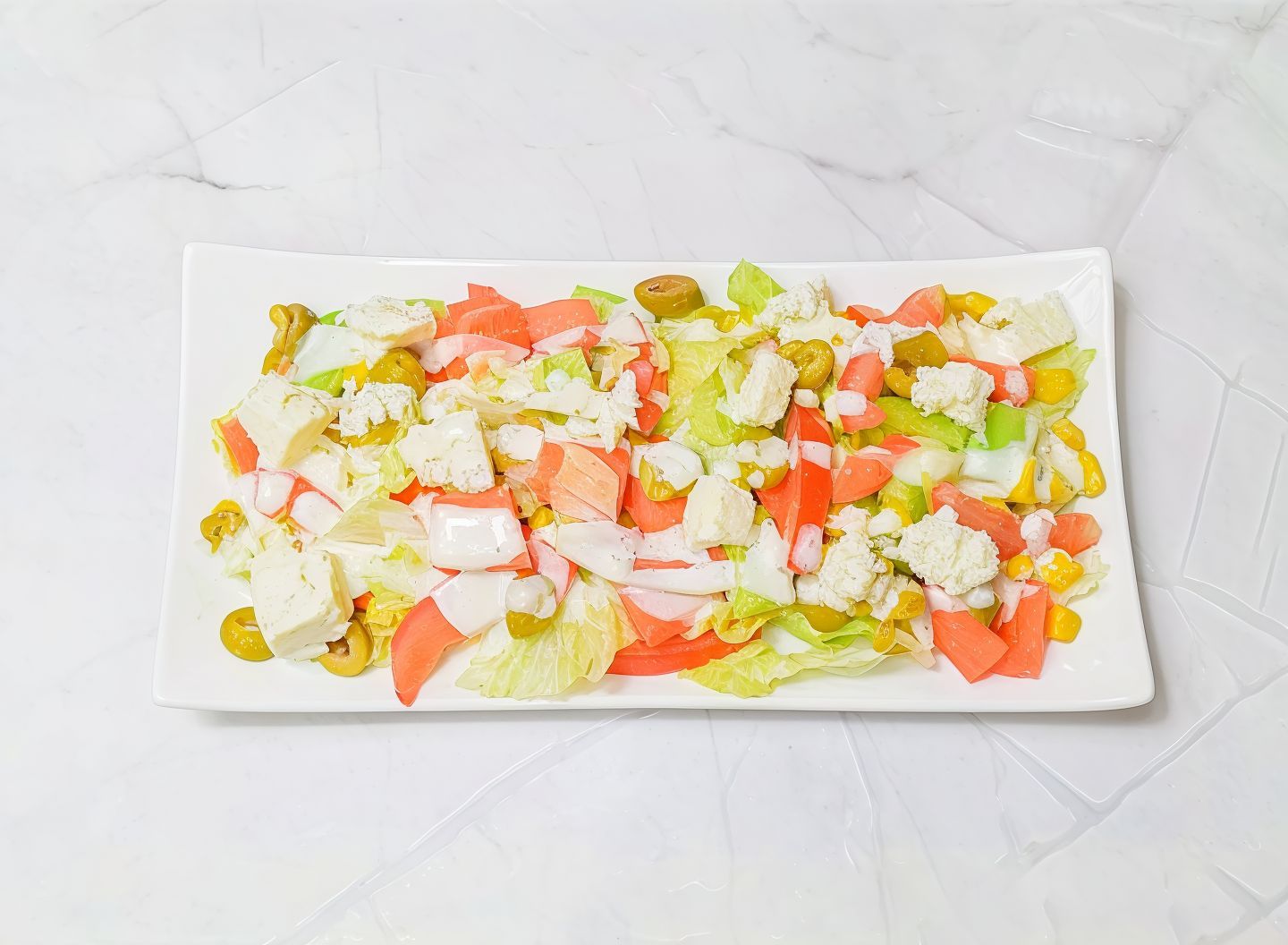 Green Salad With Cheese