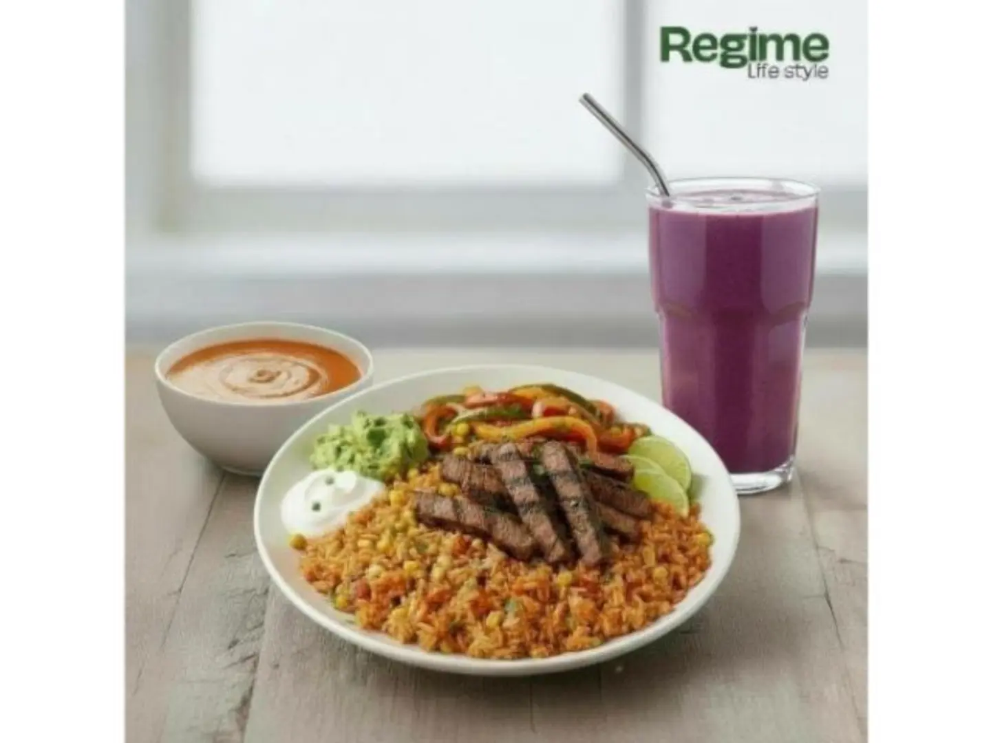 Beef Fajita With Red Rice