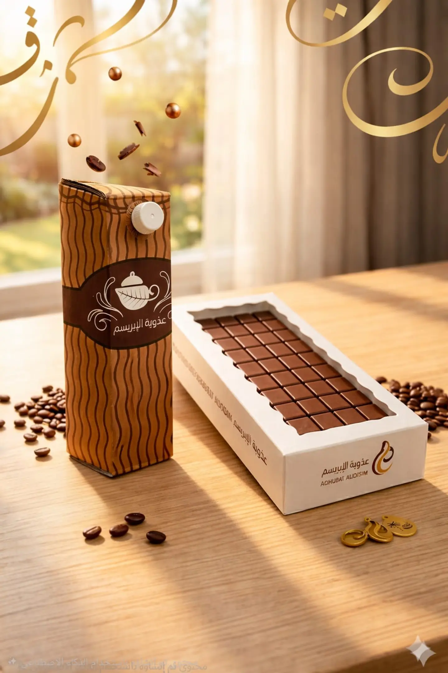 Cheese Coffee Box With Coffee Dallah