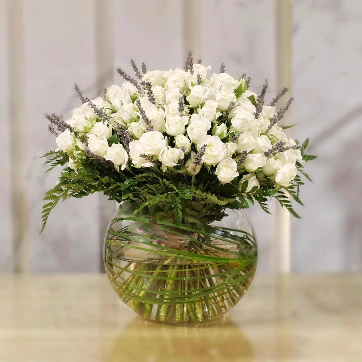 Baby Rose Lavender Vase