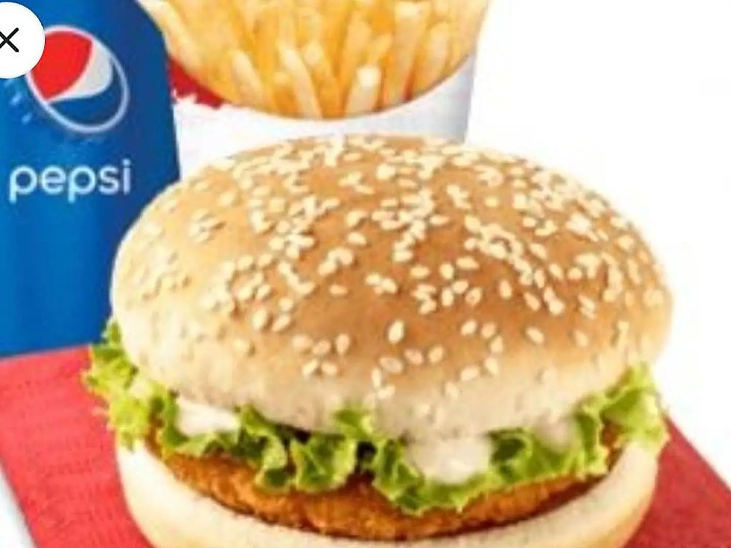 Zinger Burger Meal