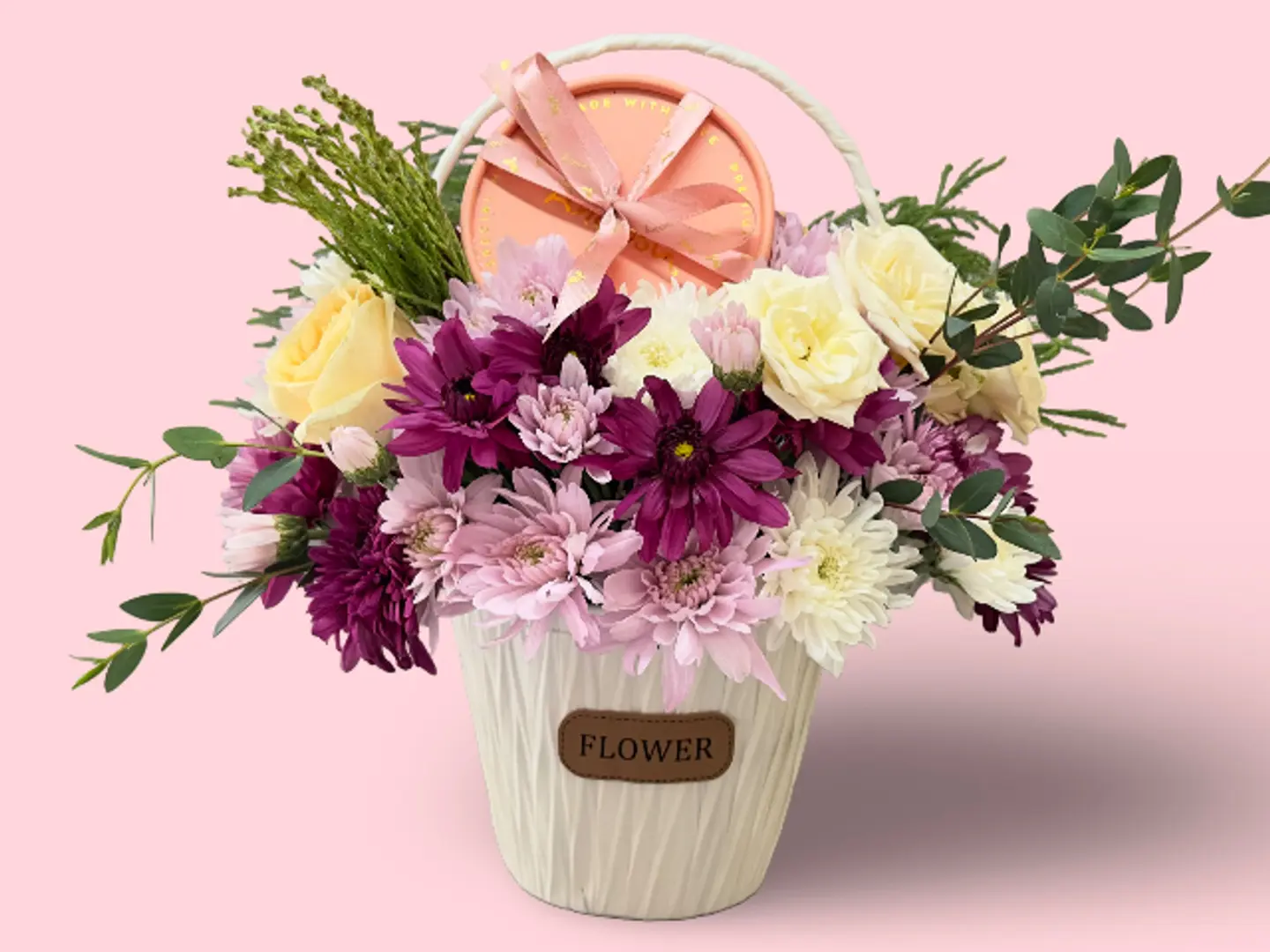 Anoosh With Flowers Bag
