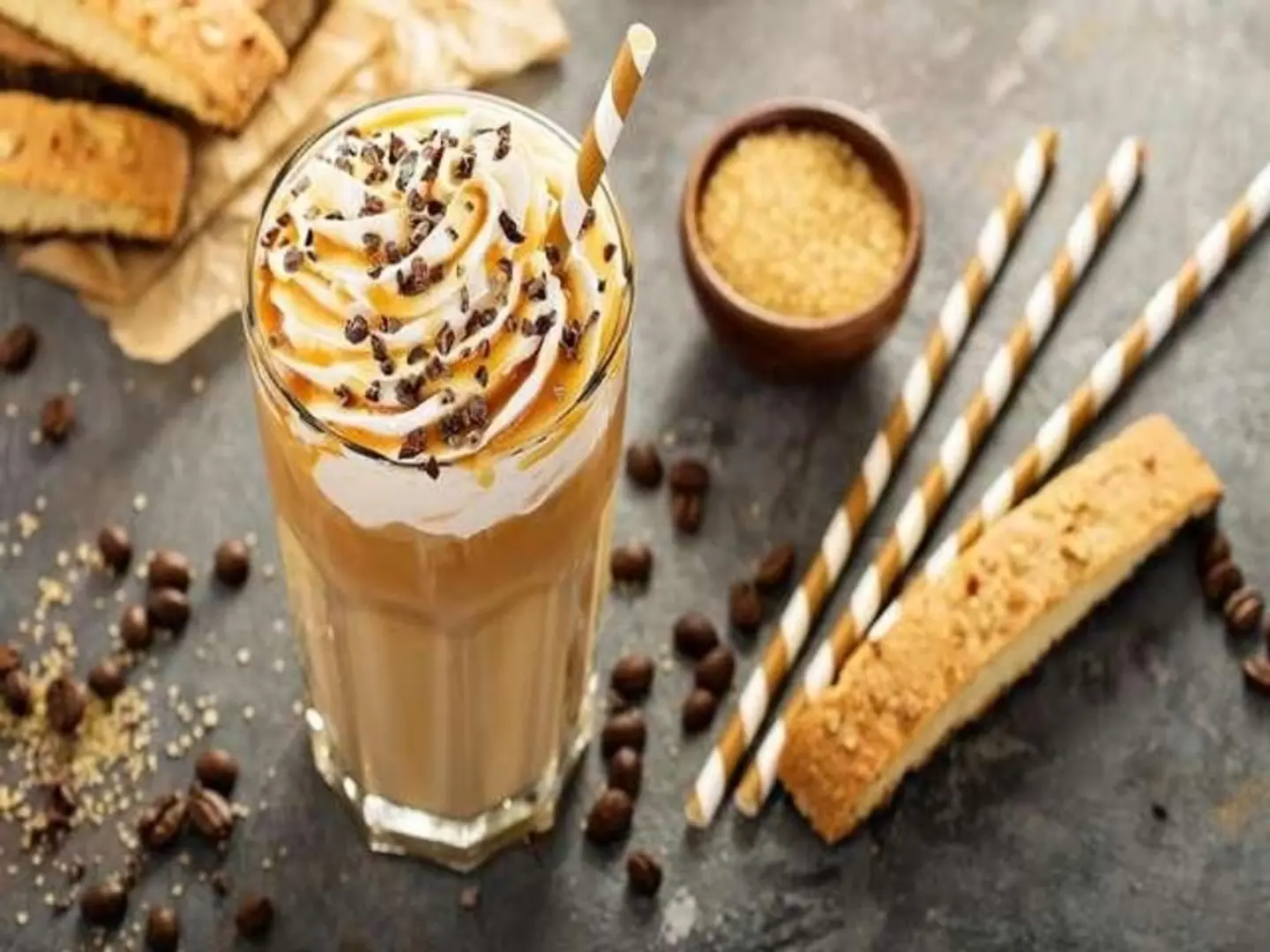 Large Caramel Chips Frappuccino