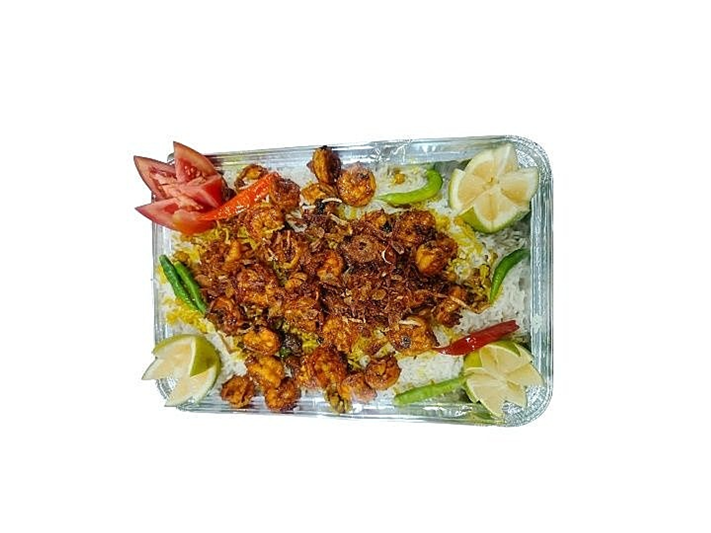 Fertil With Shrimp Fish And Rice