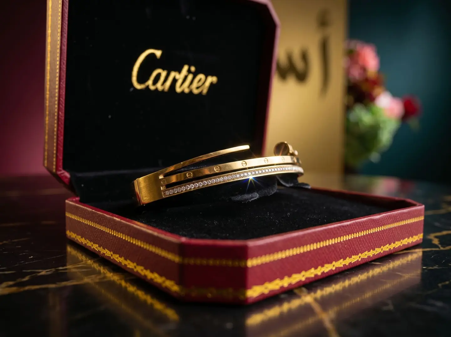 Golden Modern Design Bracelet