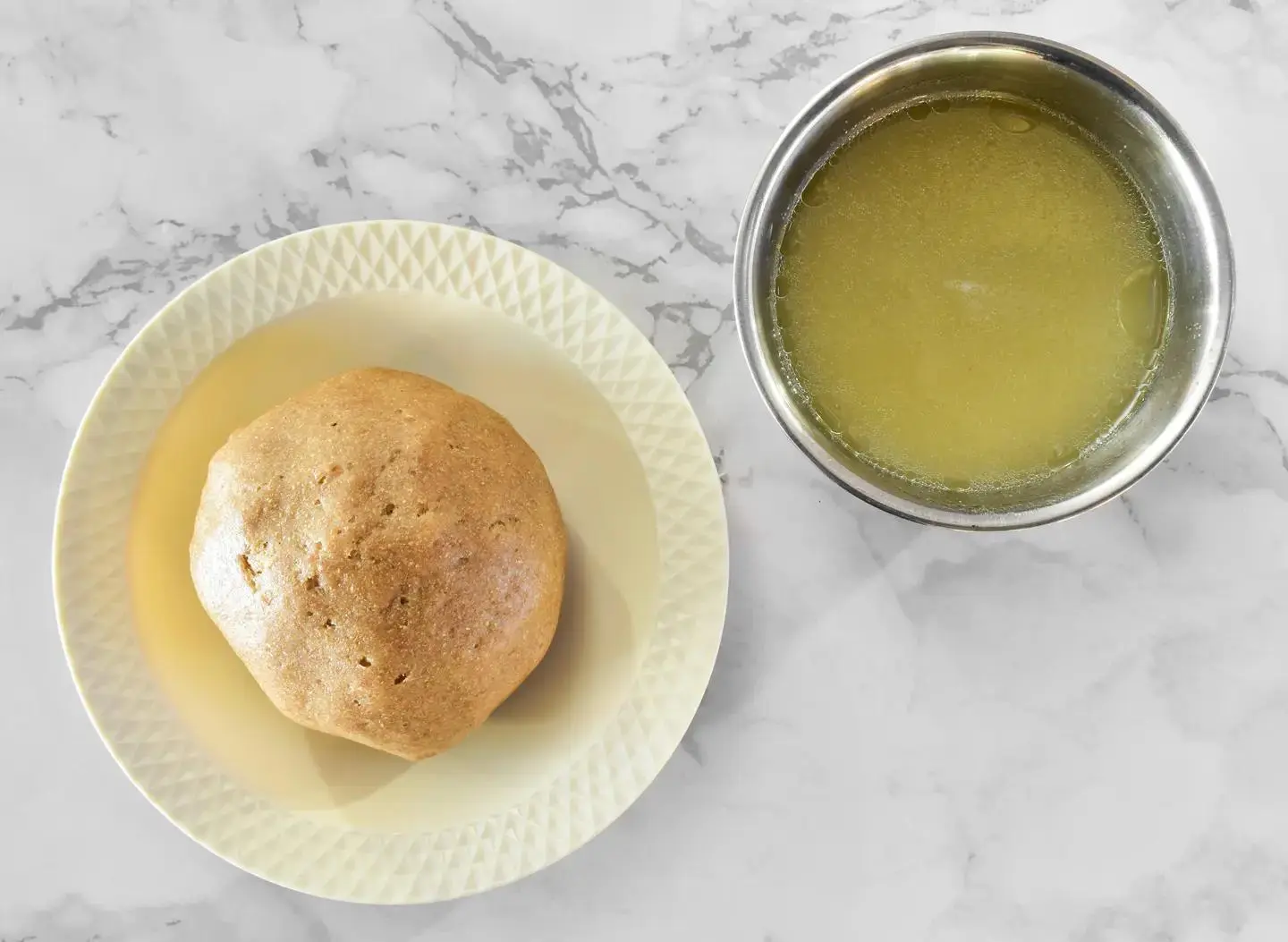 Asidah With Broth And Meat