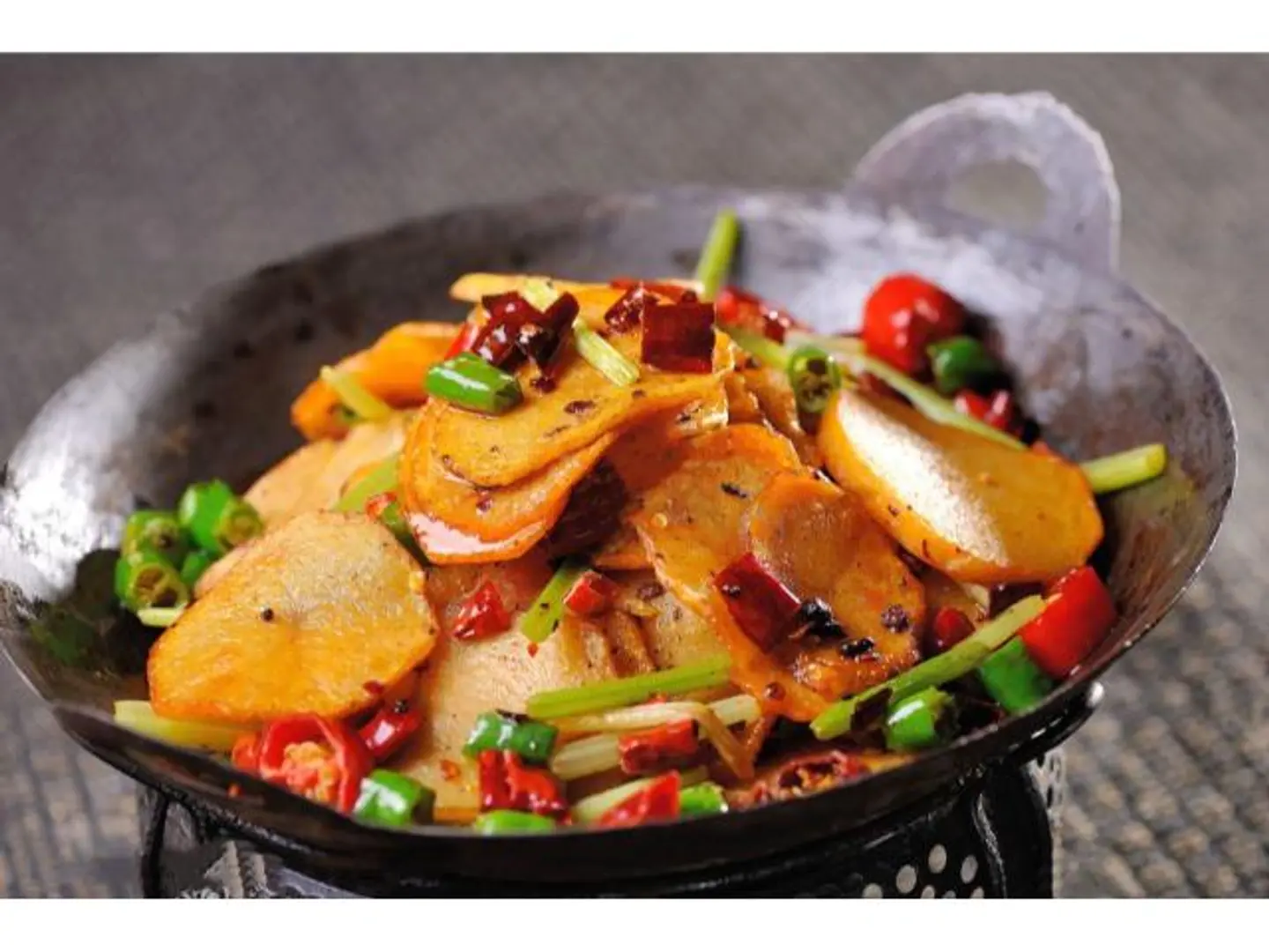 Dry Pot Potato Slices
