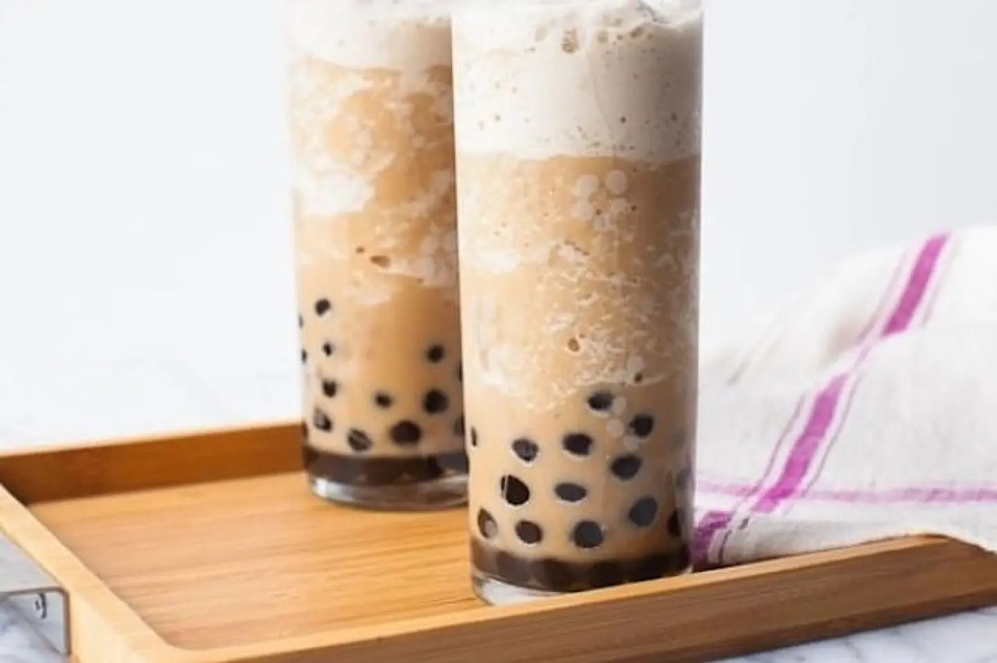 Iced Shaken White Mocha Boba