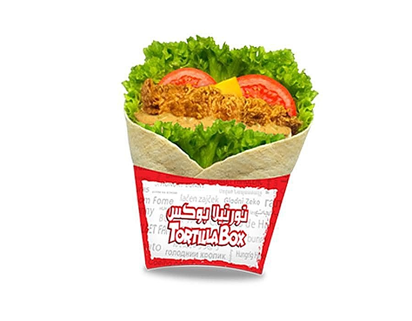 Tortilla Box Sandwich Spicy