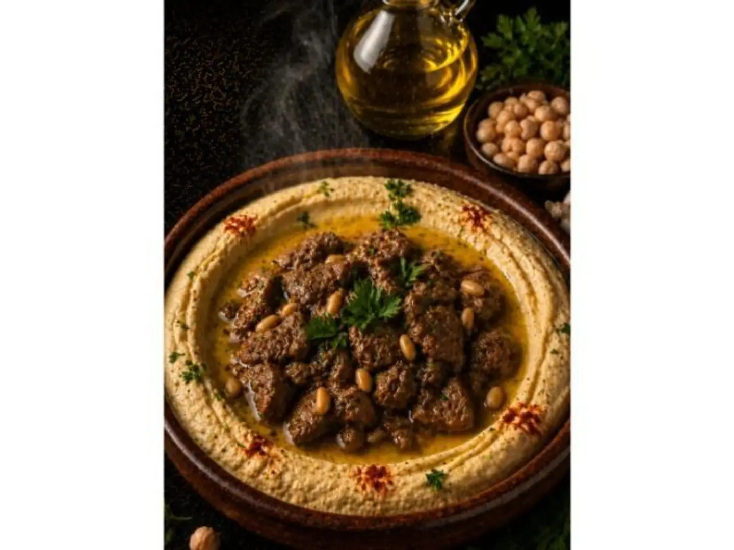 Hummus With Meat