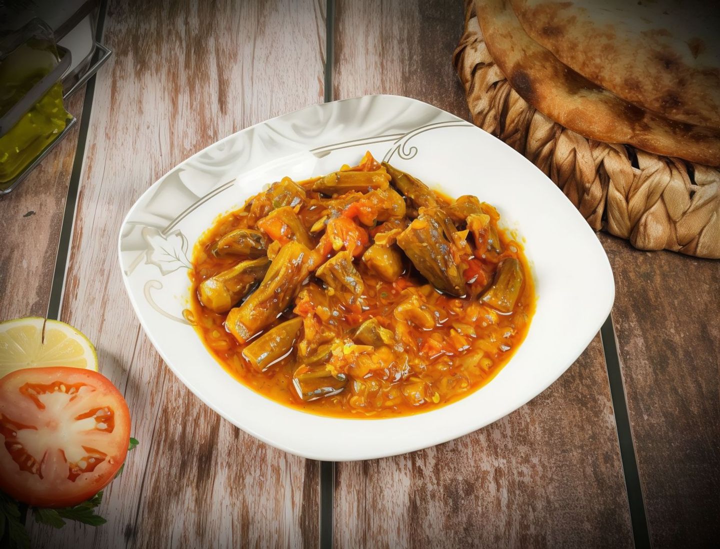 صحن بامية