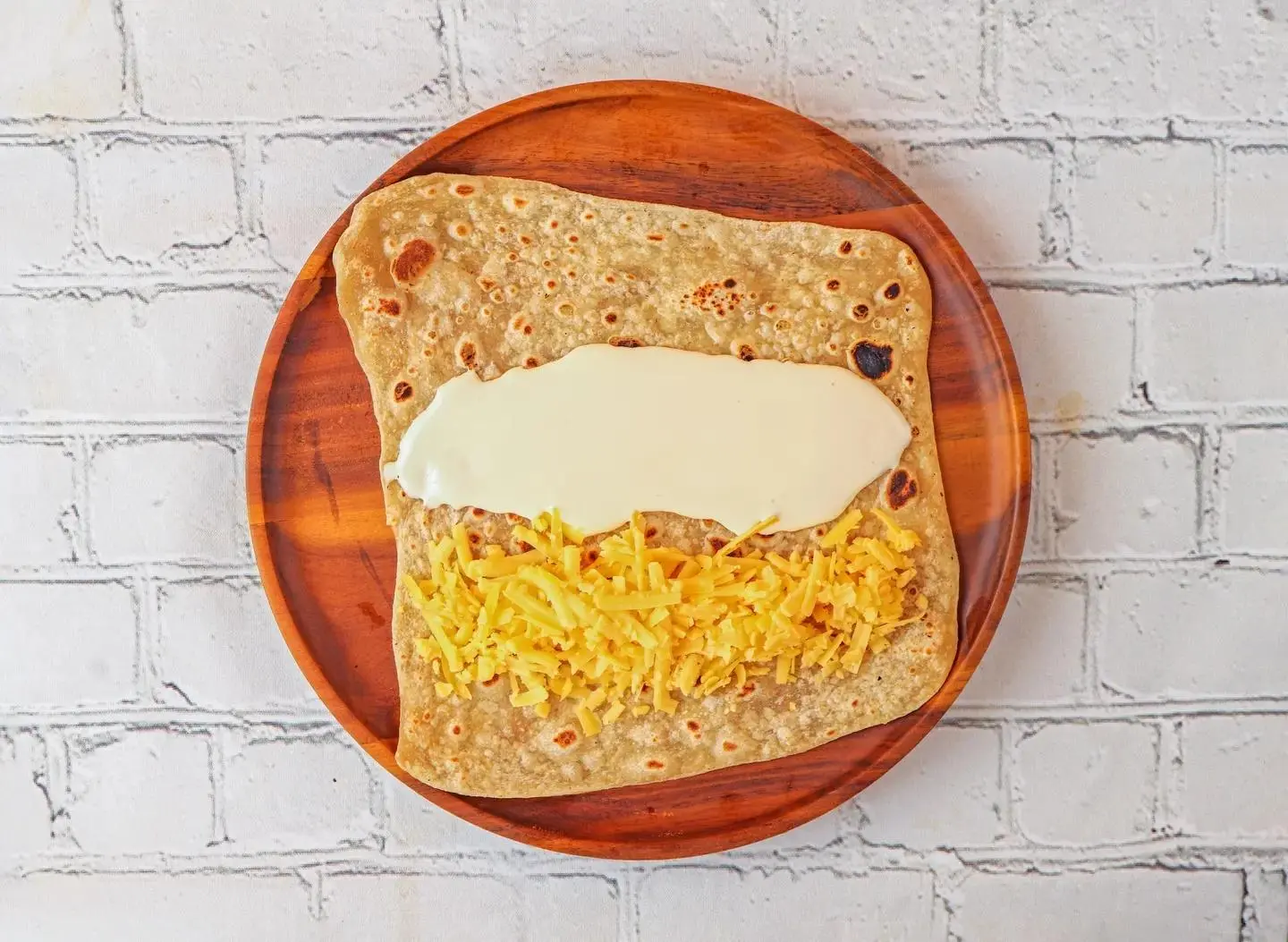 جبن سائل مع شيدر